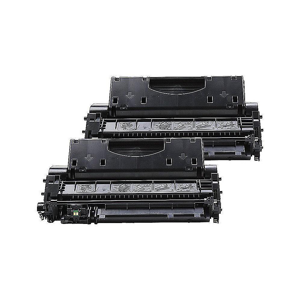 Alternative zu HP CF280XD / 80X Toner Schwarz Doppelpack für ca. 2x 6.900 Seiten