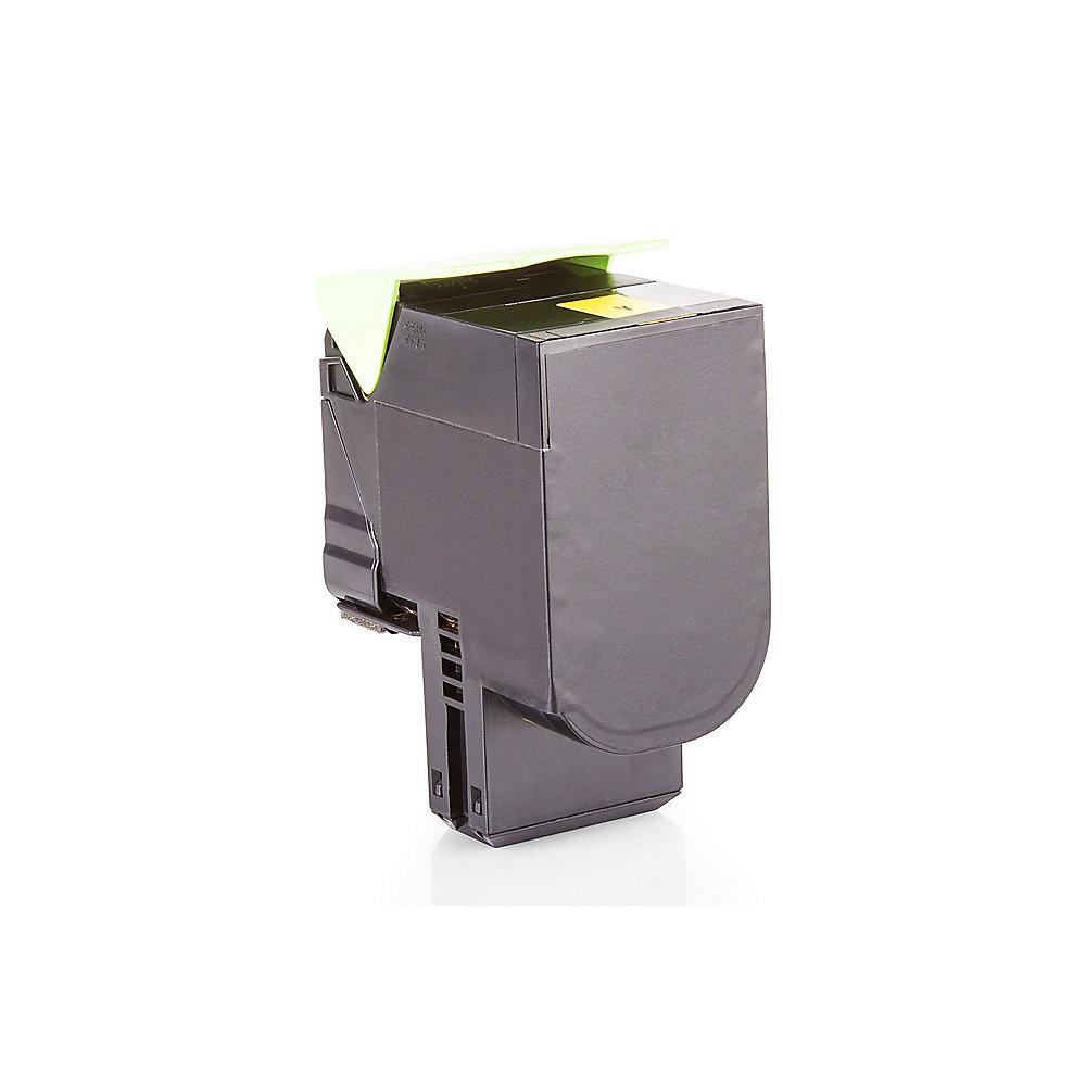 Alternative zu Lexmark 80C2SY0 / 802SY Toner Gelb für ca. 2.000 Seiten