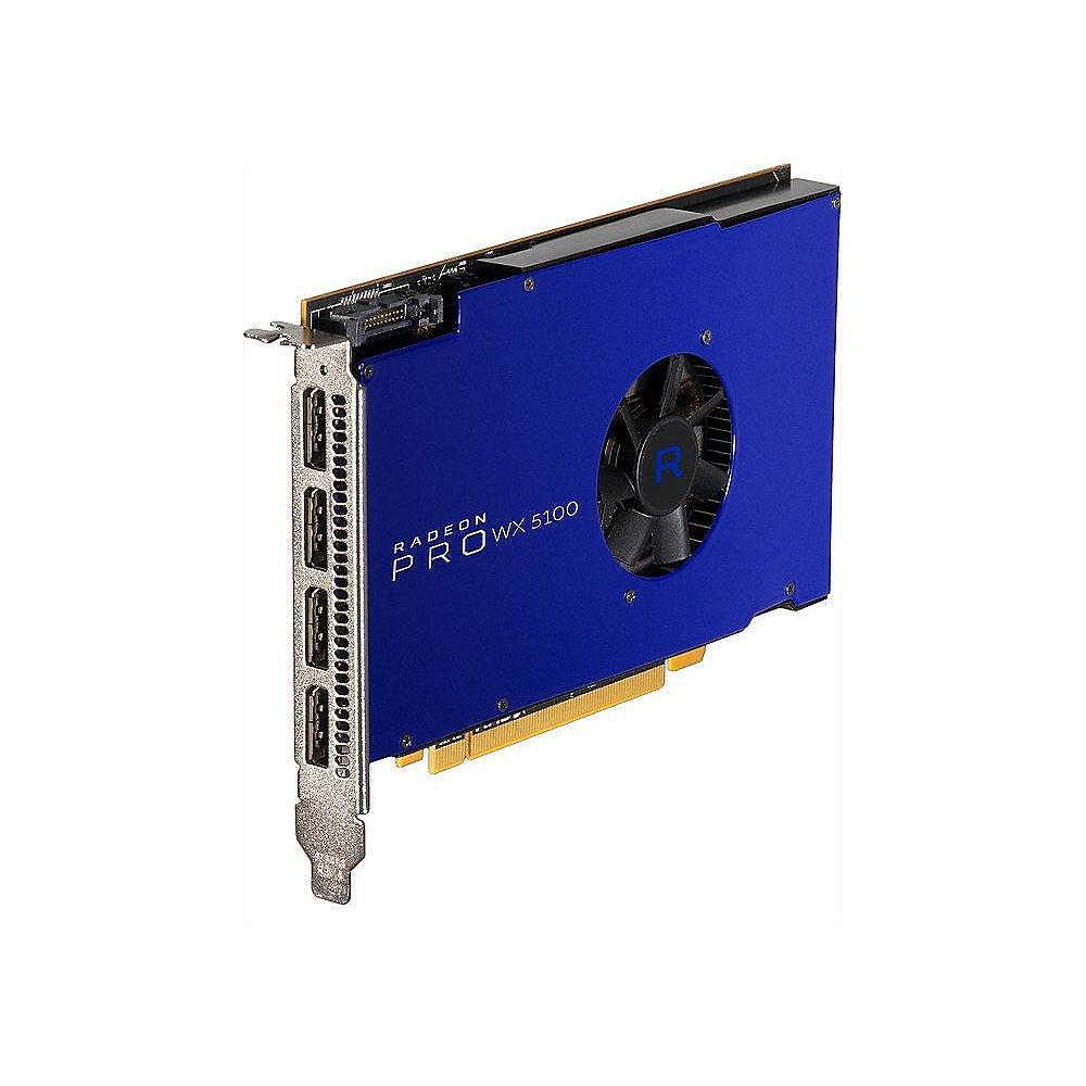 AMD Radeon Pro WX5100 8GB GDDR5 PCIe Workstation Grafikkarte 4x DP, AMD, Radeon, Pro, WX5100, 8GB, GDDR5, PCIe, Workstation, Grafikkarte, 4x, DP