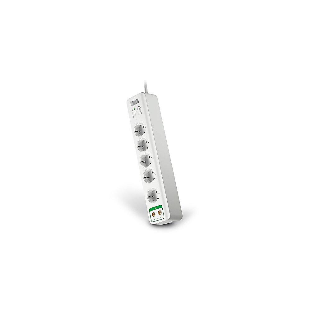 APC SurgeArrest Essential 5-fach 1x Koax(PM5V-GR) Überspannungsschutz, APC, SurgeArrest, Essential, 5-fach, 1x, Koax, PM5V-GR, Überspannungsschutz