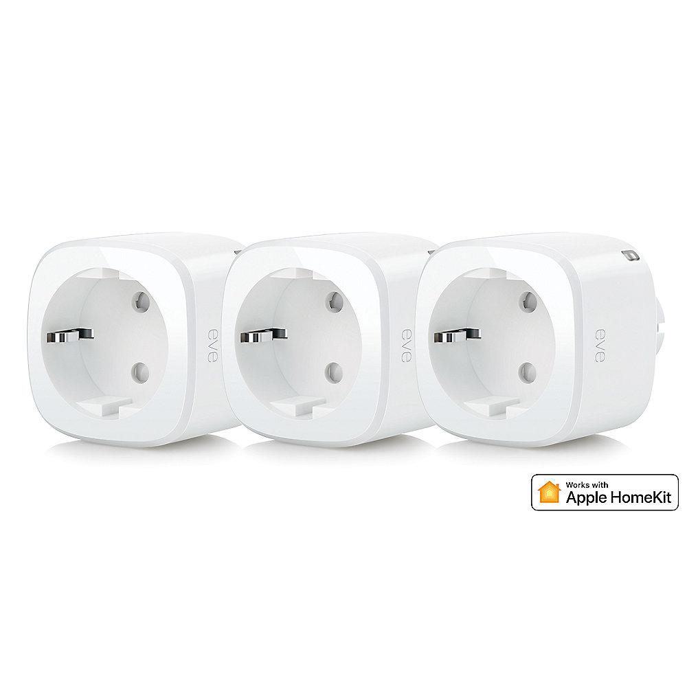 Apple HomeKit Sparpaket mit 3x Eve Energy EU, Apple, HomeKit, Sparpaket, 3x, Eve, Energy, EU