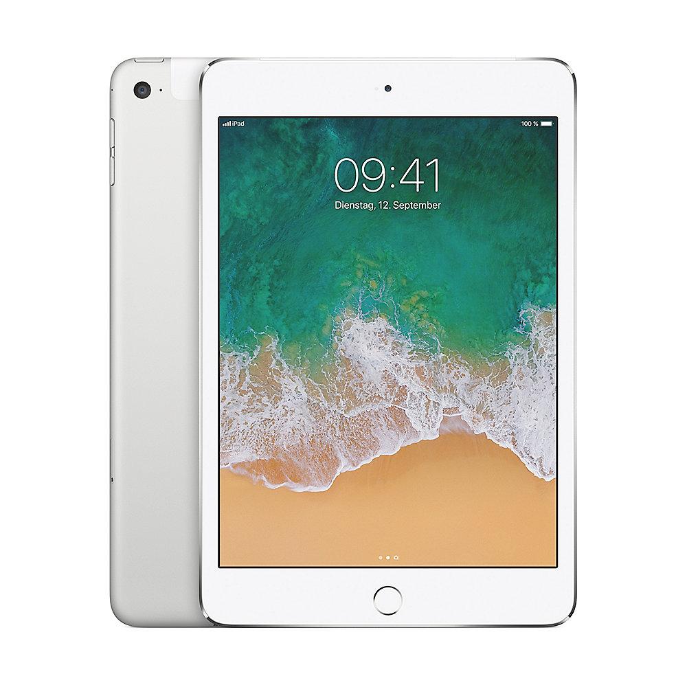 Apple iPad mini 4 Wi-Fi   Cellular 128 GB Silber (MK8E2FD/A)