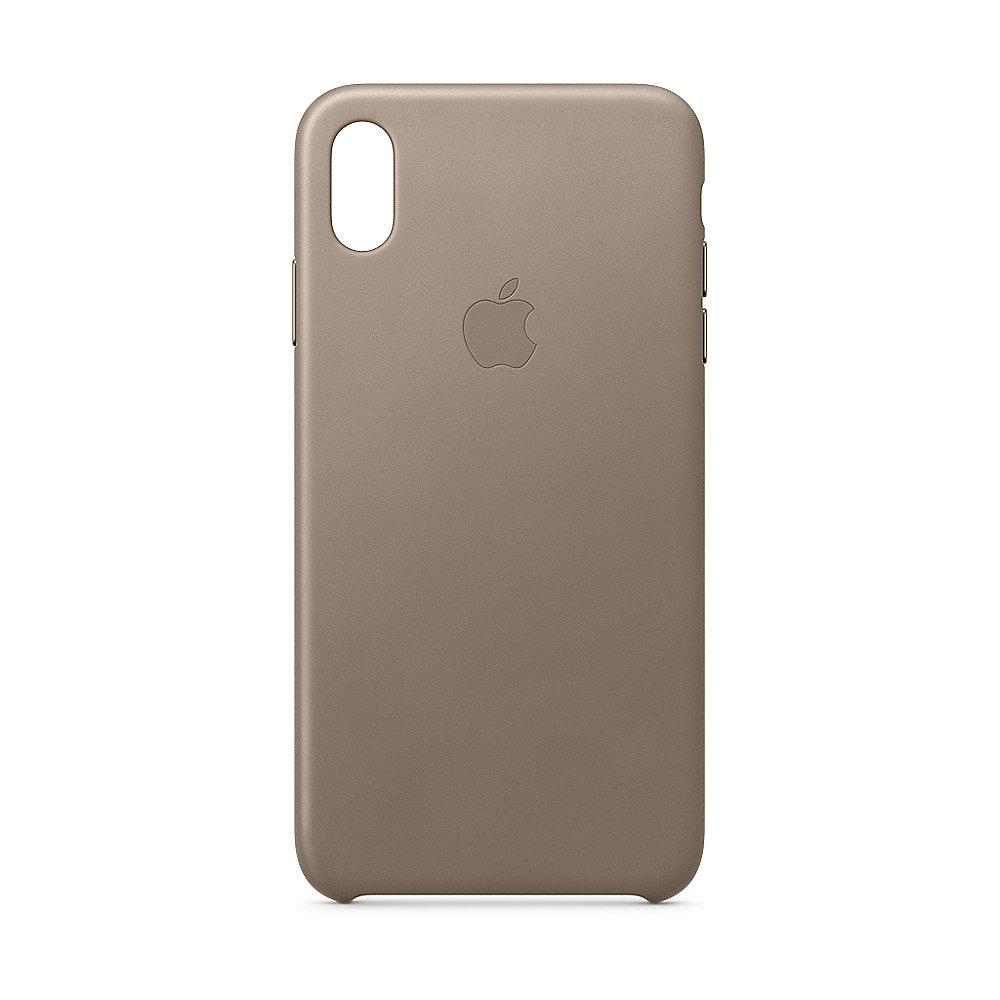 Apple Original iPhone XS Leder Case-Taupe