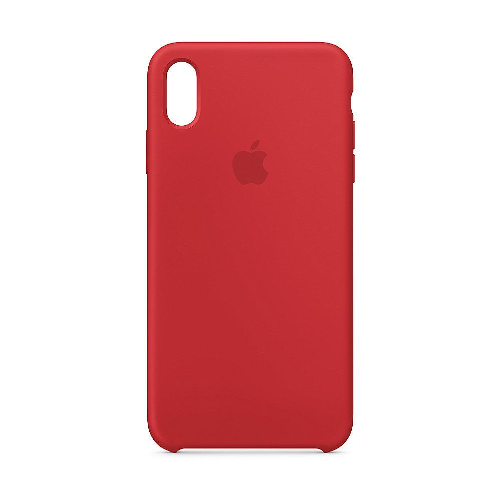 Apple Original iPhone XS Max Silikon Case-(PRODUCT)RED