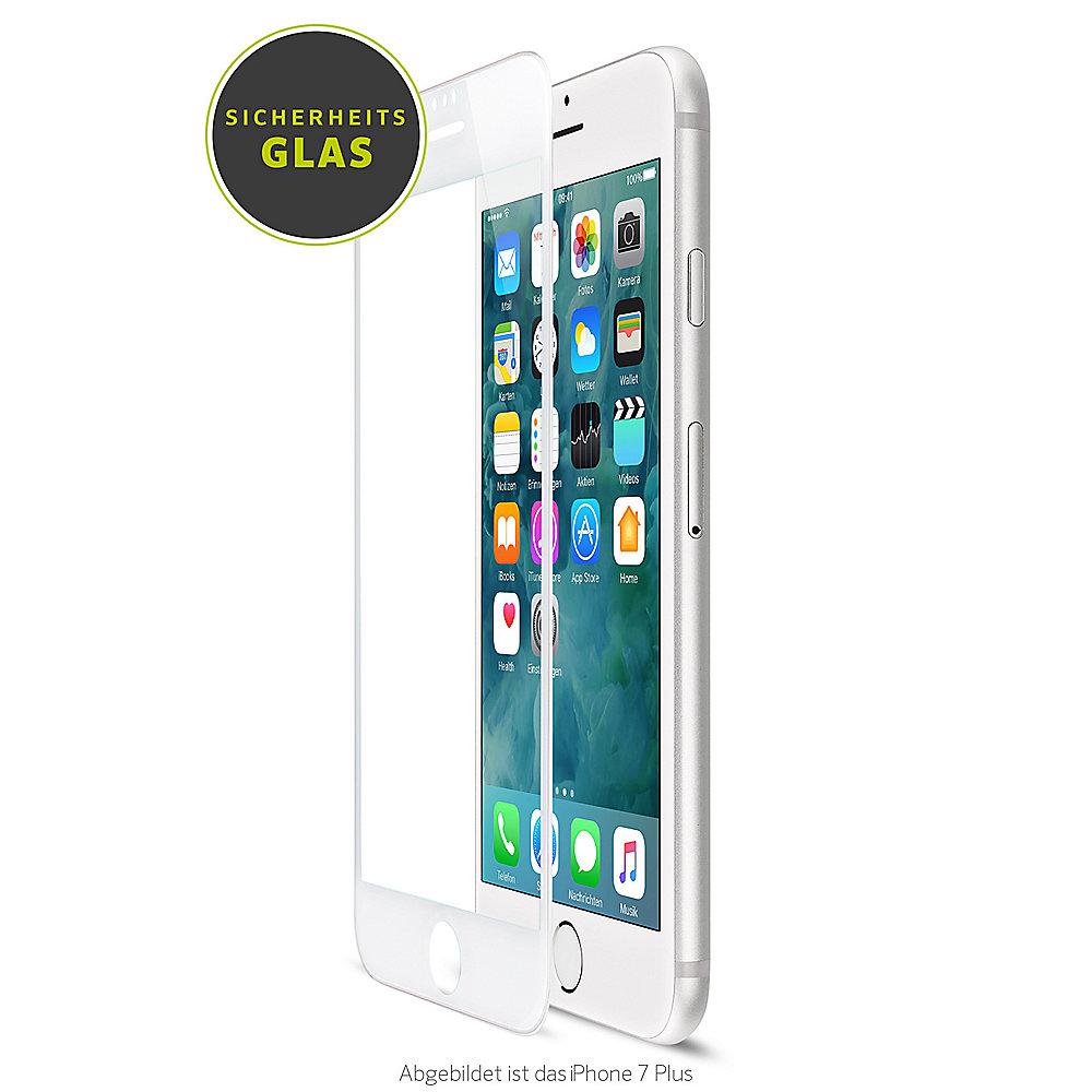 Artwizz CurvedDisplay Glass für iPhone 8 Plus/7 Plus/6 Plus, weiß