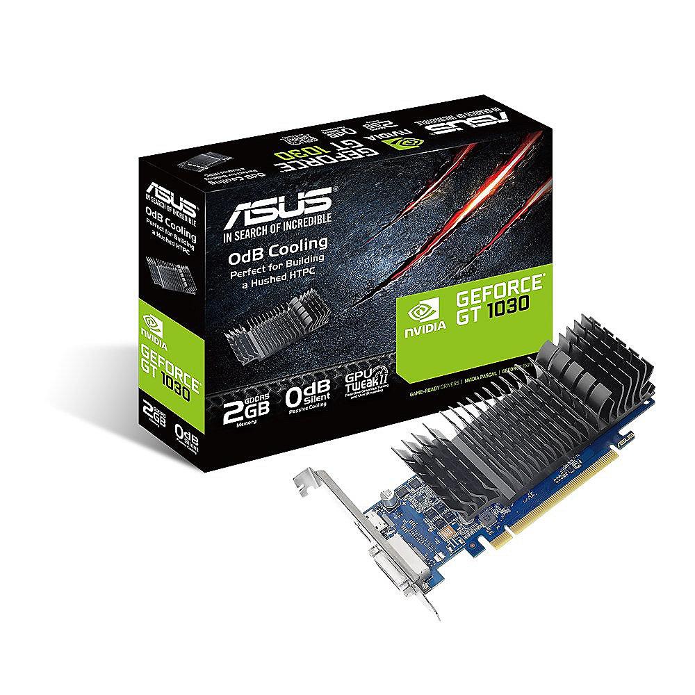 Asus GeForce GT 1030 2GB PCIe 3.0 Grafikkarte GDDR5 DVI/HDMI, Asus, GeForce, GT, 1030, 2GB, PCIe, 3.0, Grafikkarte, GDDR5, DVI/HDMI