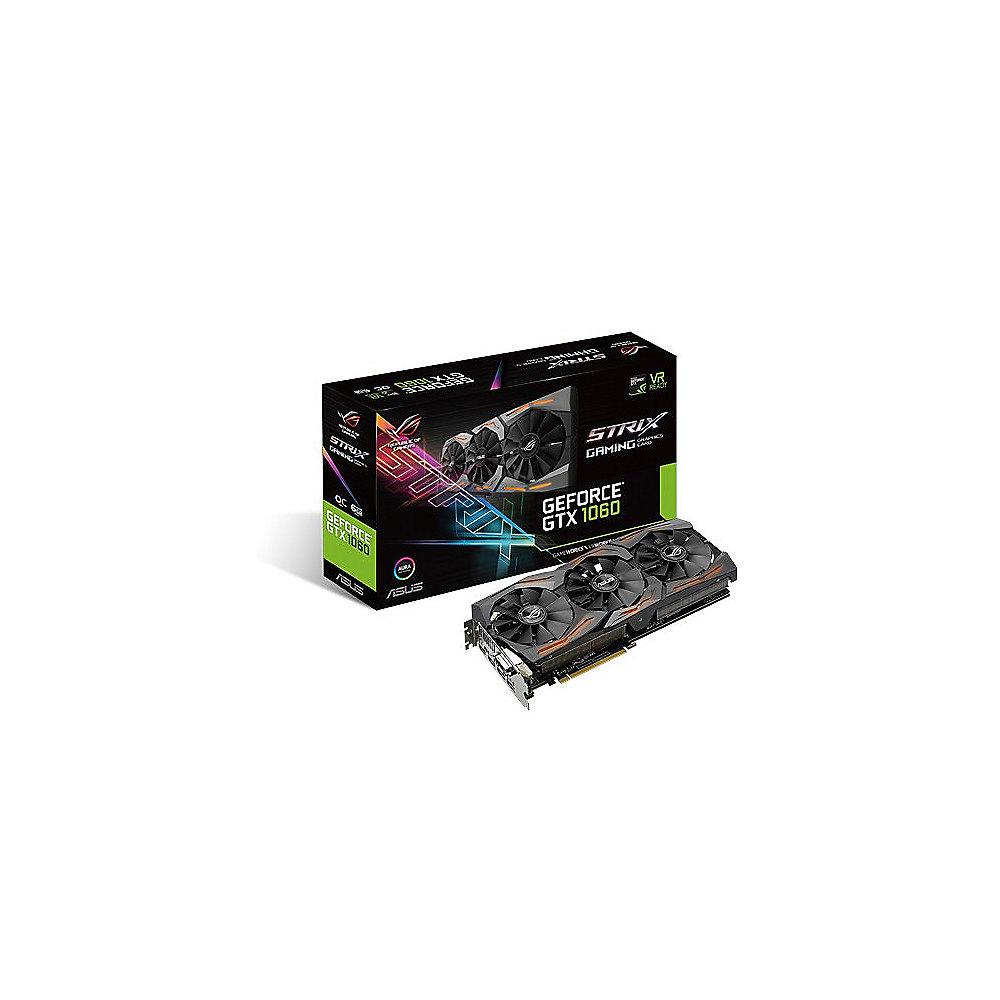 Asus GeForce GTX 1060 Strix ROG 6GB GDDR5 Grafikkarte 2xDP/2xHDMI/DVI