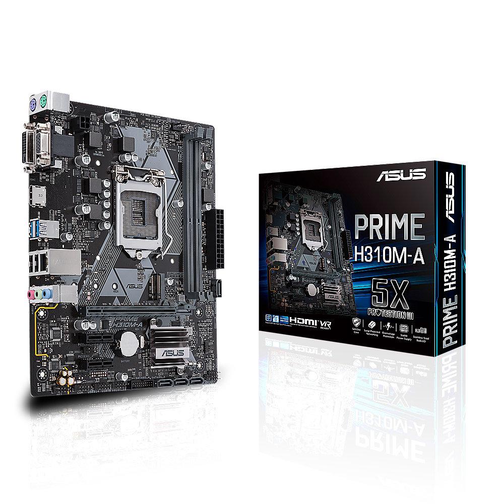 ASUS Prime H310M-A mATX Mainboard Sockel 1151 DVI/VGA/HDMI/M.2/USB3.1 (Gen 1)