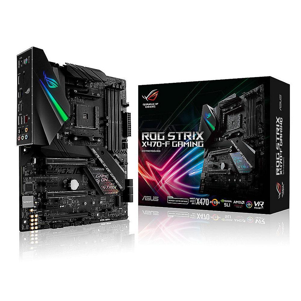 ASUS STRIX X470-F Gaming ATX Mainboard Sockel AM4 USB3.1(Gen2 Typ C)/M.2