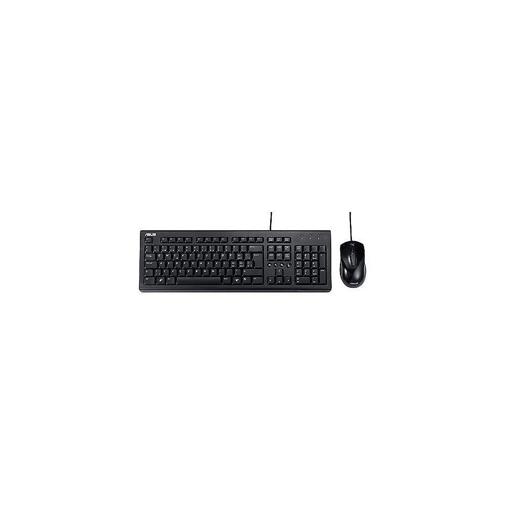 ASUS U2000 Tastatur mit Maus schwarz