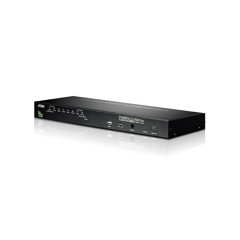 Aten CS1708A 8-fach KVM Switch für USB - PS/2 Geräte und VGA-Grafik CS1708A