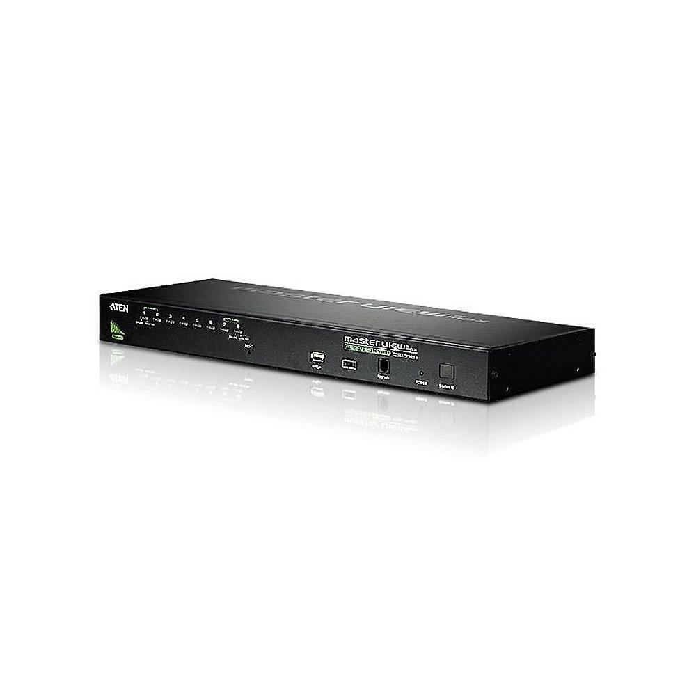 Aten CS1708A 8-fach KVM Switch für USB - PS/2 Geräte und VGA-Grafik CS1708A, Aten, CS1708A, 8-fach, KVM, Switch, USB, PS/2, Geräte, VGA-Grafik, CS1708A