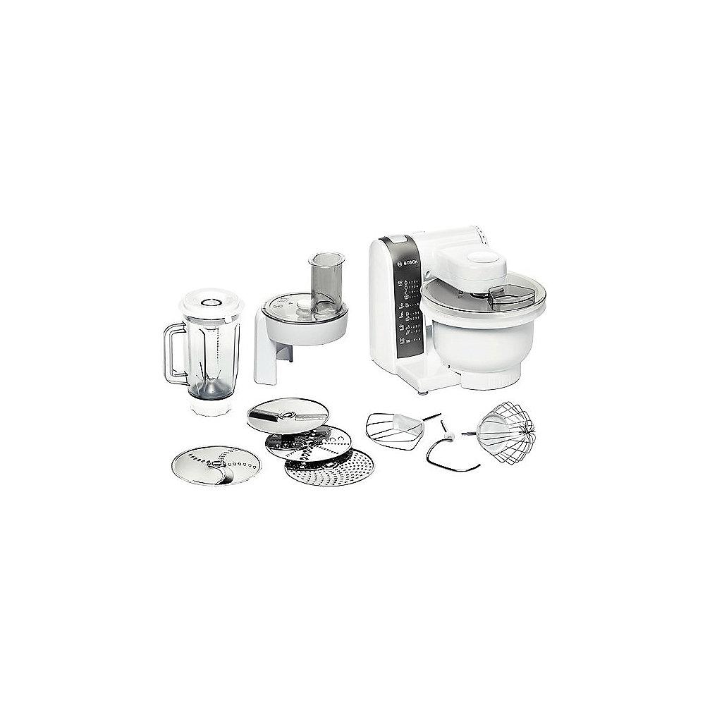 Bosch MUM48020DE Küchenmaschine weiß/silber, Bosch, MUM48020DE, Küchenmaschine, weiß/silber
