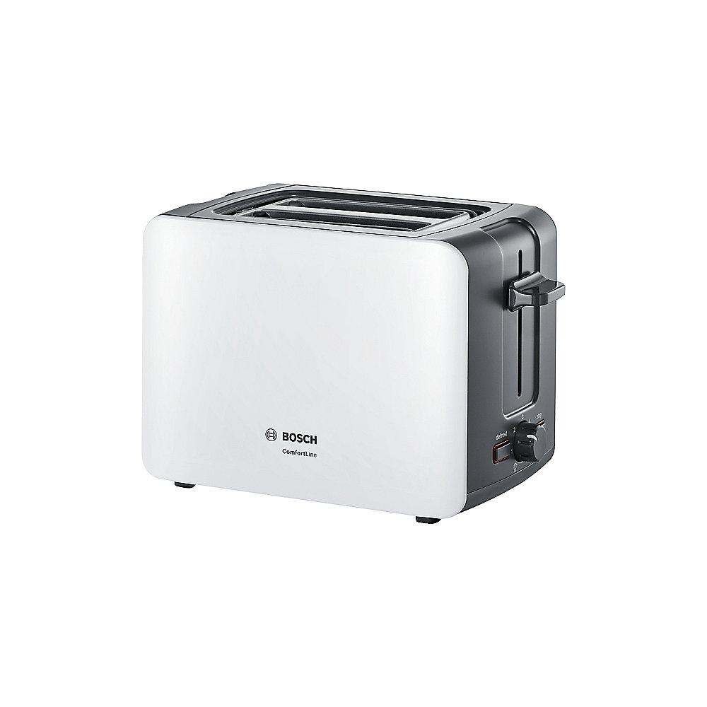 Bosch TAT6A111 ComfortLine Kompakt-Toaster weiß