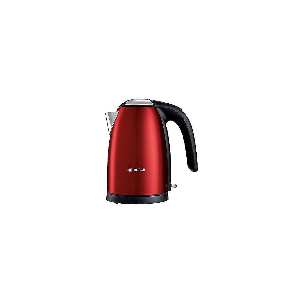 Bosch TWK7804 Edelstahl Wasserkocher 1,7l rot