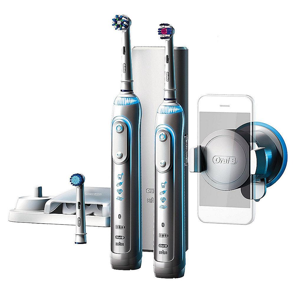 Braun Oral-B Genius 8900 Elektrische Zahnbürste mit 2. Handstück   Bluetooth