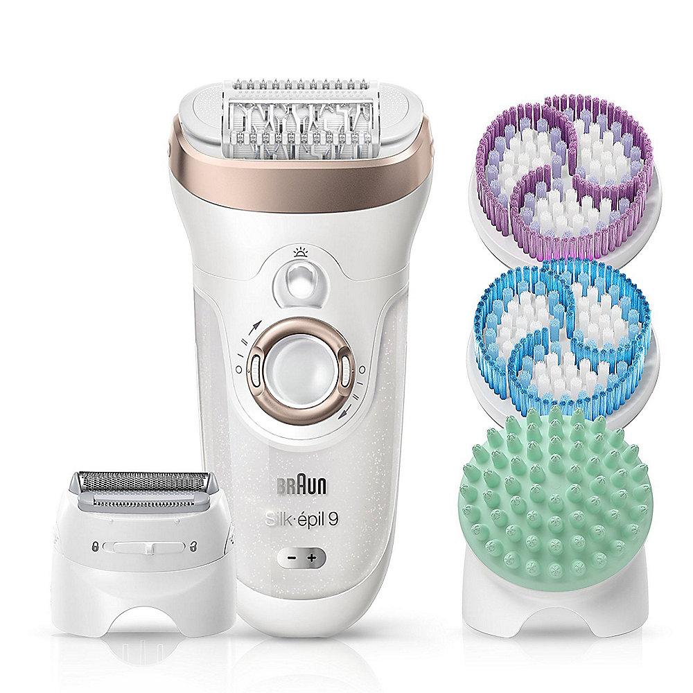 Braun Silk-épil 9 Skin Spa 9-961v Wet & Dry Epilierer mit 12 Extras