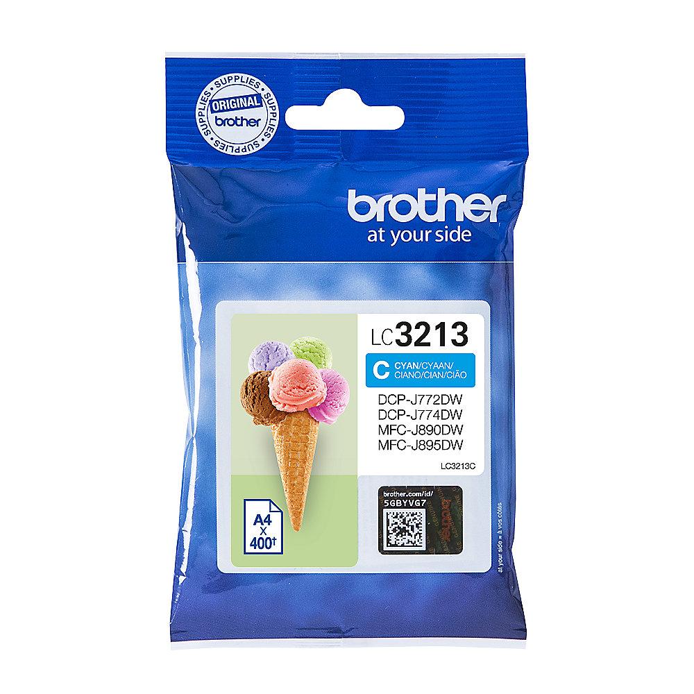 Brother LC-3213C Original Druckerpatrone Cyan