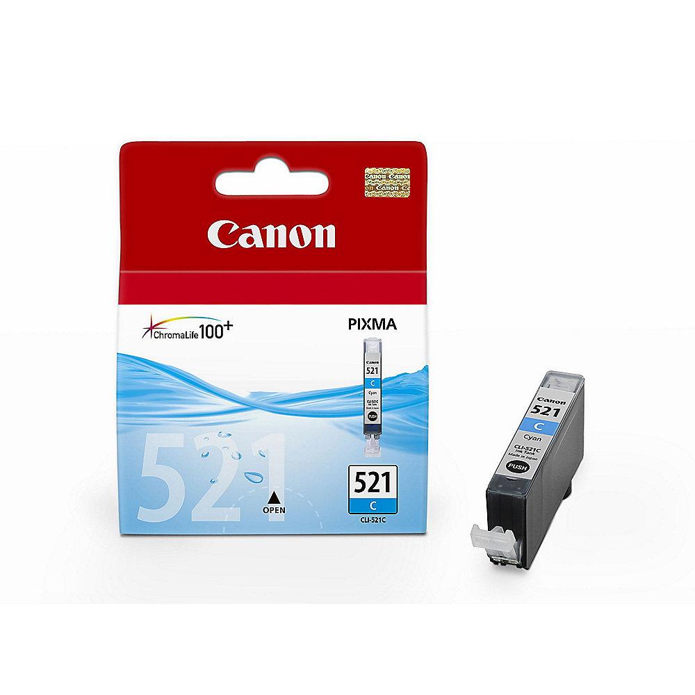 Canon CLI-521C Original Druckerpatrone Cyan 2934B001