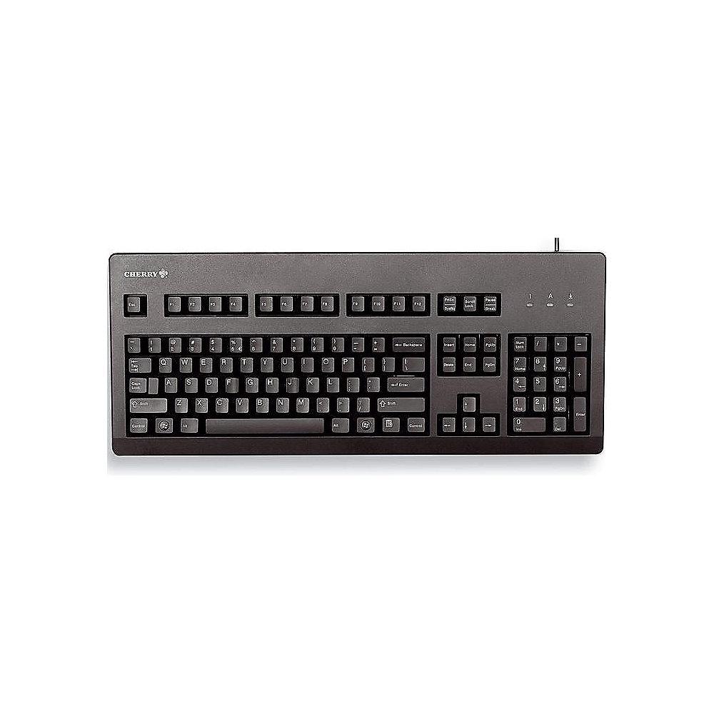 Cherry G80-3000LPCDE-2 Keyboard USB/ PS2 schwarz