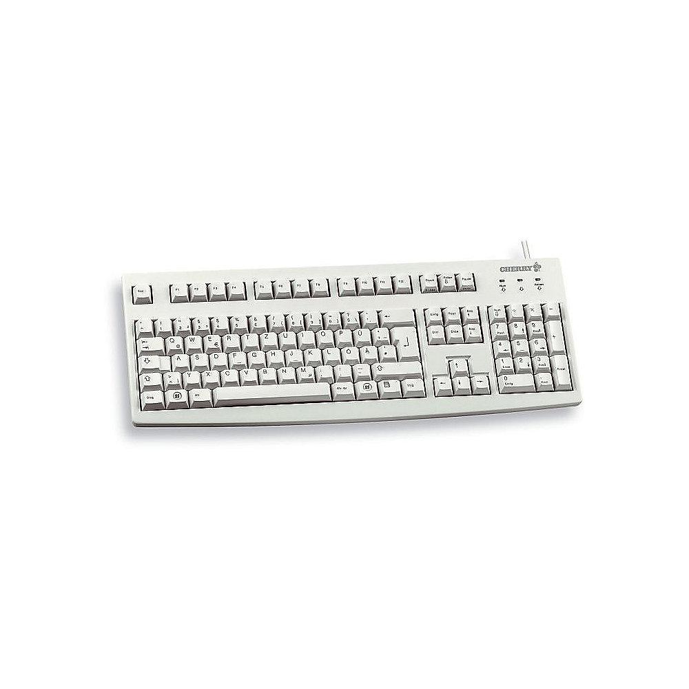 Cherry G83-6105 Tastatur USB hellgrau
