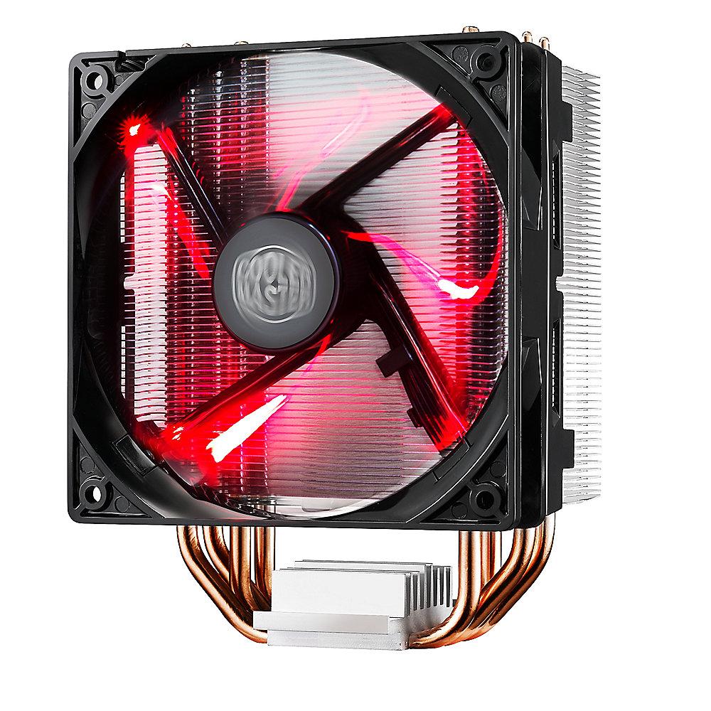 Cooler Master Hyper 212 LED rot CPU-Kühler für AMD und Intel Prozessoren