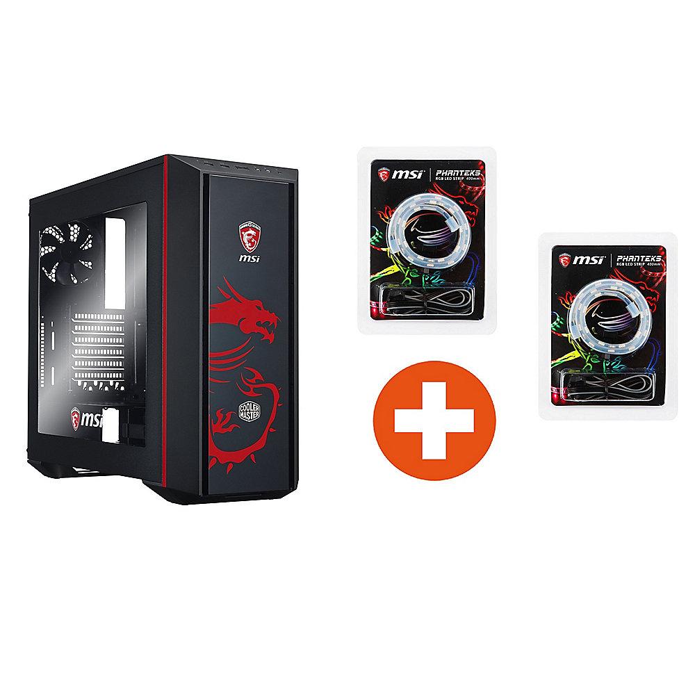 Cooler Master MasterBox 5 MSI Edition Midi Tower ATX Gehäuse   RGB LED Strips, Cooler, Master, MasterBox, 5, MSI, Edition, Midi, Tower, ATX, Gehäuse, , RGB, LED, Strips