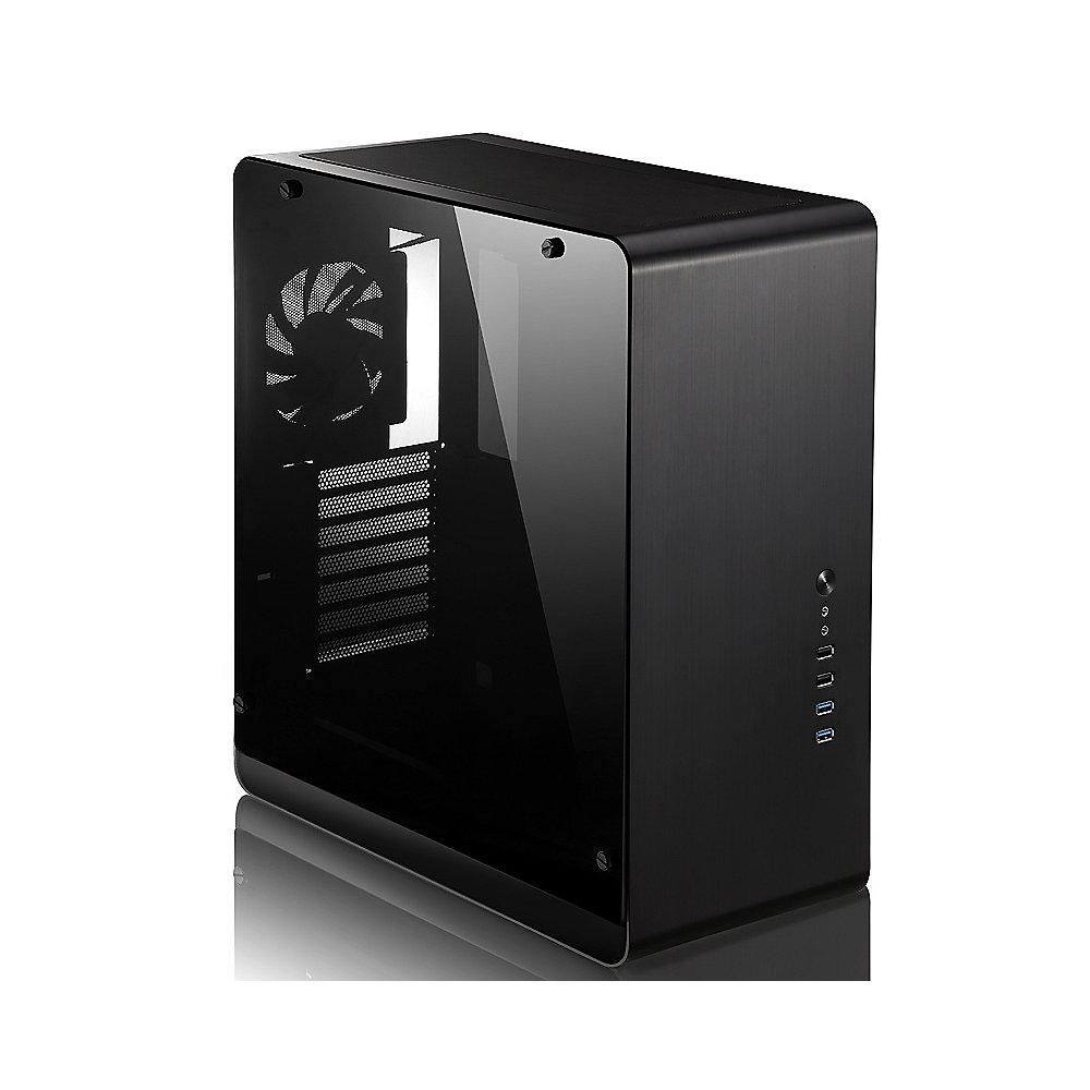 Cooltek Jonsbo UMX4 Midi Tower mATX Gehäuse mit Seitenfenster, USB3.0, schwarz, Cooltek, Jonsbo, UMX4, Midi, Tower, mATX, Gehäuse, Seitenfenster, USB3.0, schwarz