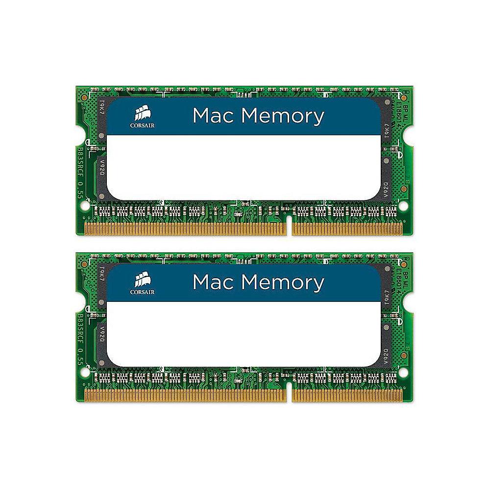 Corsair 8GB (2x4GB) SODIMM PC10666/1333 MHz für iMac, MacBook und MacBook Pro, Corsair, 8GB, 2x4GB, SODIMM, PC10666/1333, MHz, iMac, MacBook, MacBook, Pro