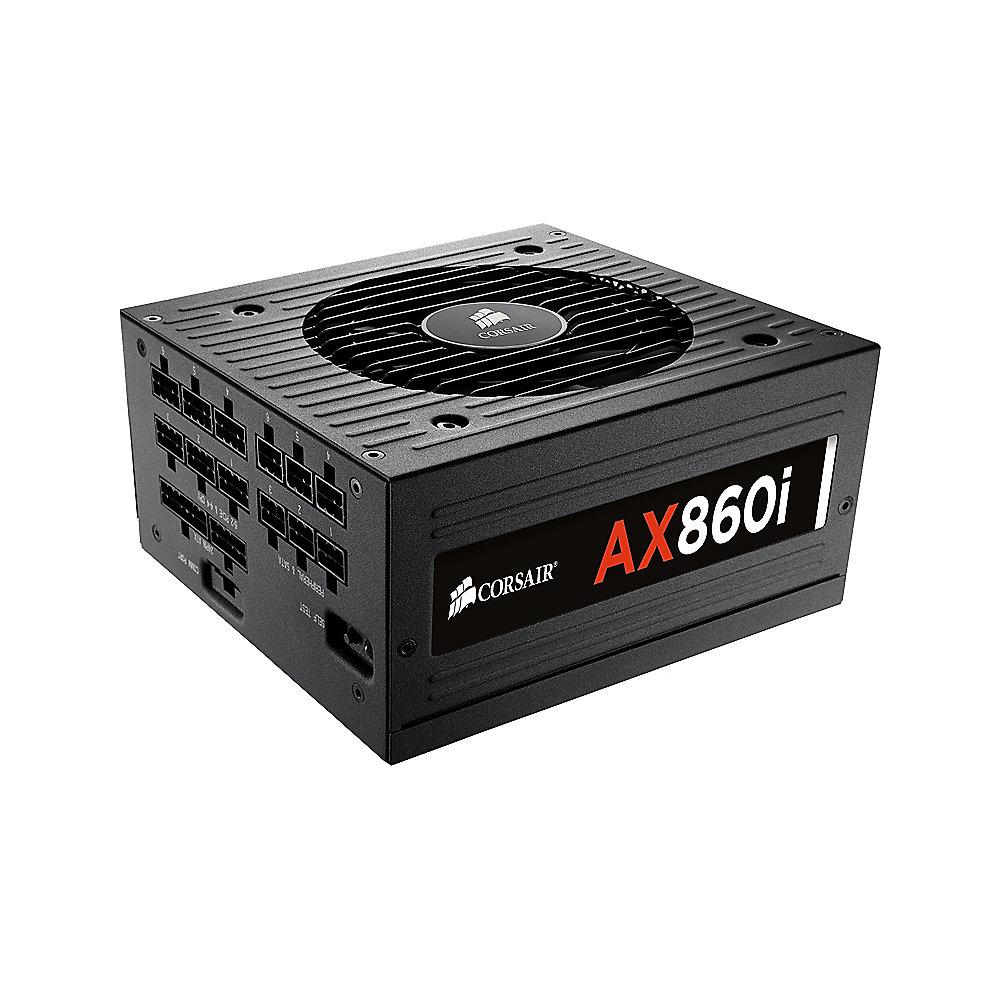 Corsair AX860i ATX 2.32 aktiv PFC Netzteil 80  Platinum 140mm Lüfter