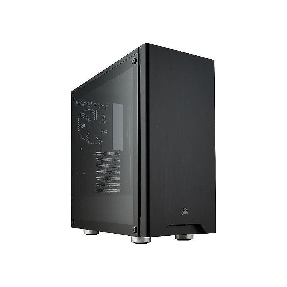 Corsair Carbide 275R Black Midi Tower Gaming Gehäuse, mit Acryl Seitenfenster