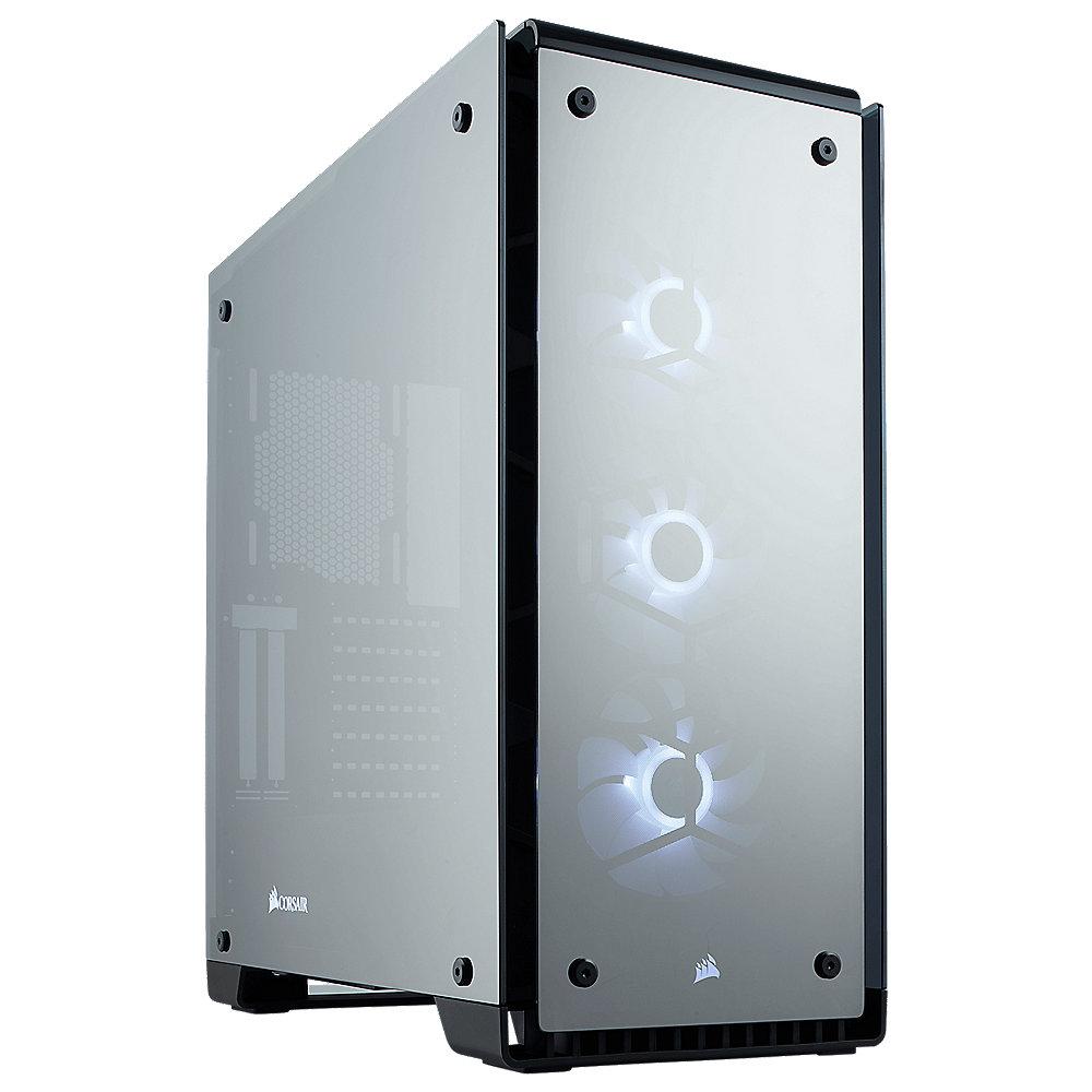 Corsair Crystal 570X RGB Mirror Black Midi Tower ATX Gehäuse mit gehärtetem Glas