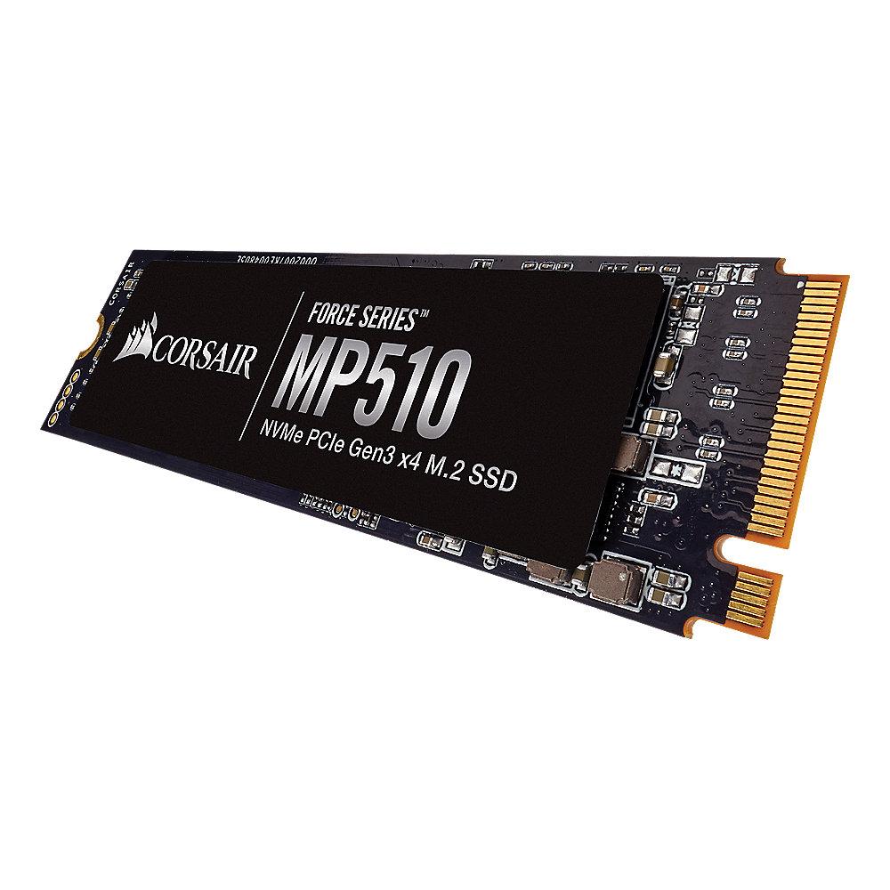 Corsair Force Series MP510 SSD 960GB MLC M.2 2280 PCIe NVMe 3.0 x4, Corsair, Force, Series, MP510, SSD, 960GB, MLC, M.2, 2280, PCIe, NVMe, 3.0, x4