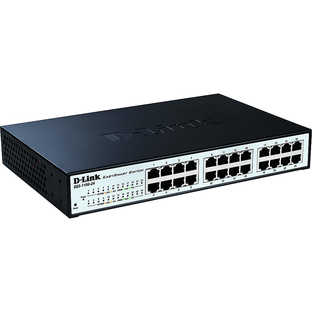 D-Link DGS-1100-24 24 Port 10/100/1000Mbps Gigabit Switch