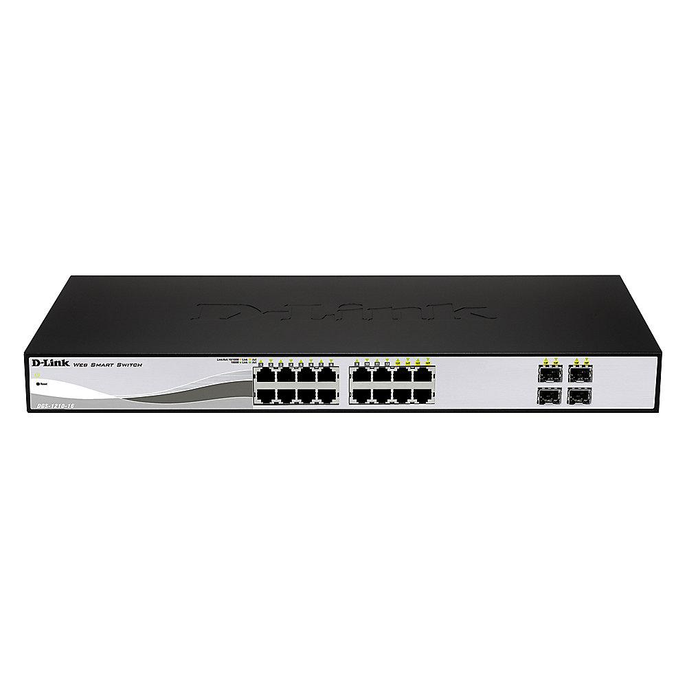 D-Link DGS-1210-16 16x Gigabit Switch (4x Mini GBIC)