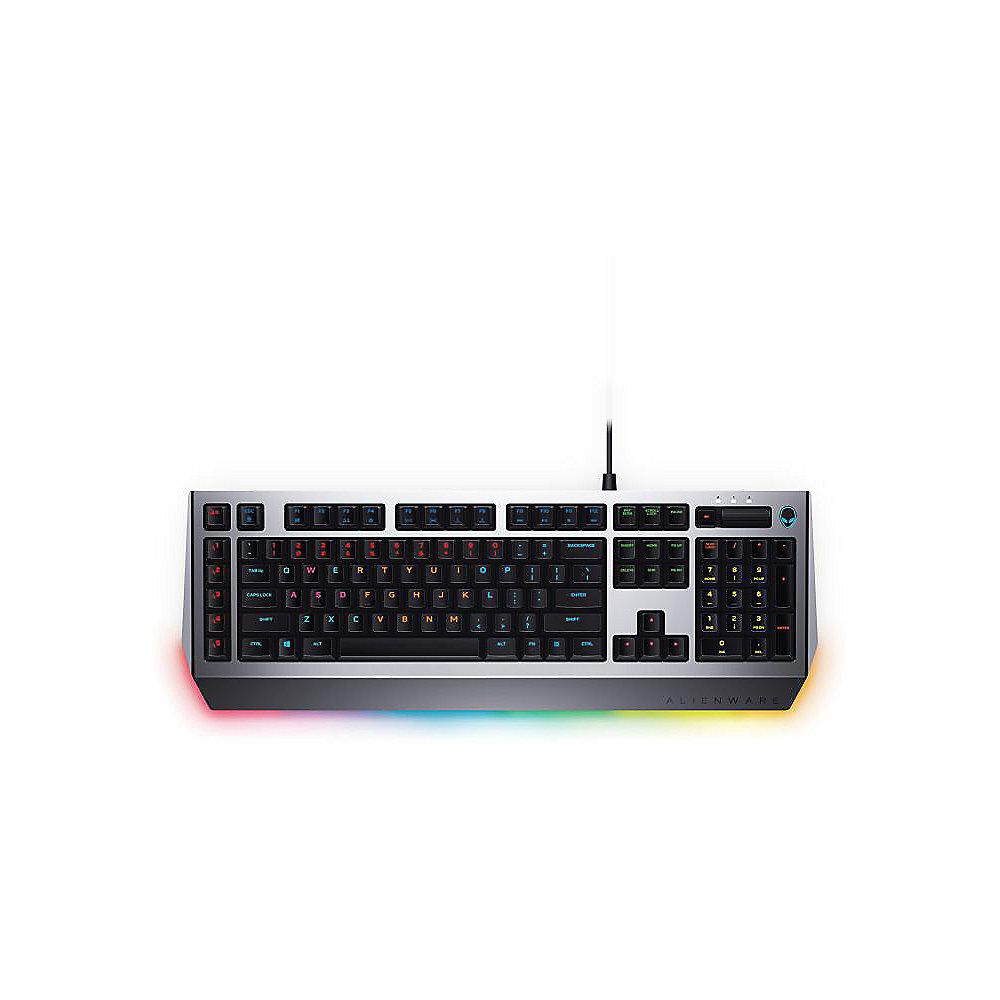 DELL Alienware Pro Gaming Tastatur AW768 RGB LED silber, DELL, Alienware, Pro, Gaming, Tastatur, AW768, RGB, LED, silber