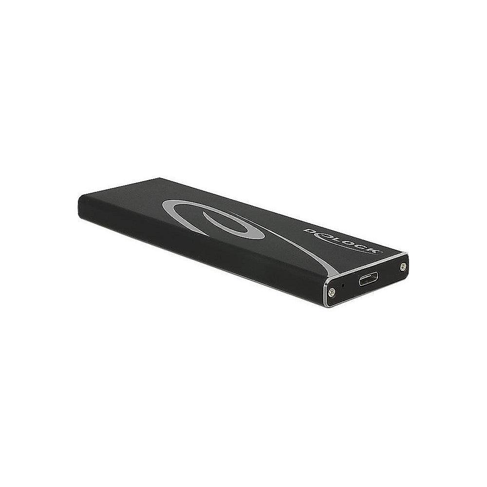 DeLock Gehäuse M.2 SSD 30/42/60/80 > USB Type-C, DeLock, Gehäuse, M.2, SSD, 30/42/60/80, >, USB, Type-C