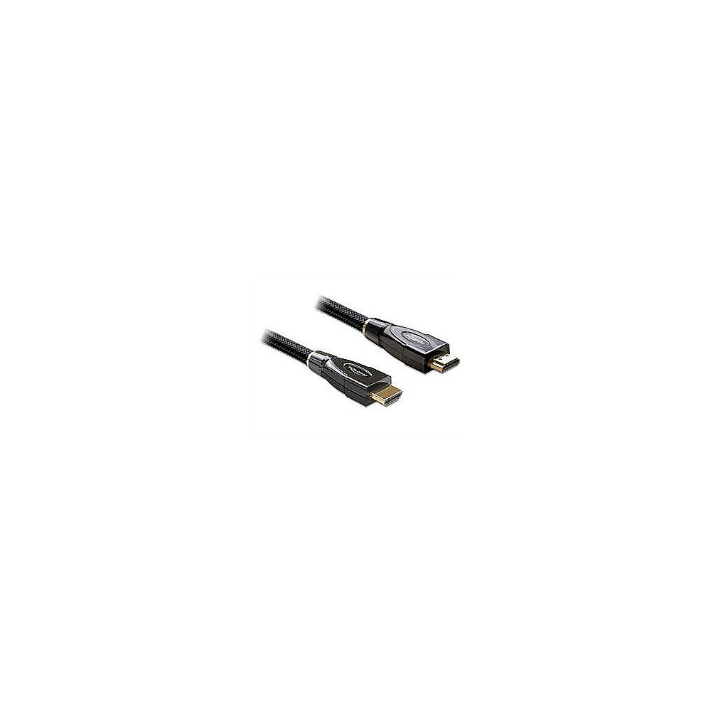 DeLOCK HDMI Kabel 2m High Speed Premium Ethernet St./St. anthrazit