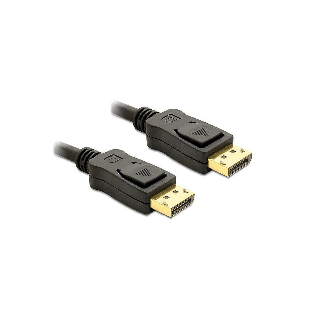 DeLOCK Kabel 2m Displayport St./St. 4K vergoldet schwarz, DeLOCK, Kabel, 2m, Displayport, St./St., 4K, vergoldet, schwarz