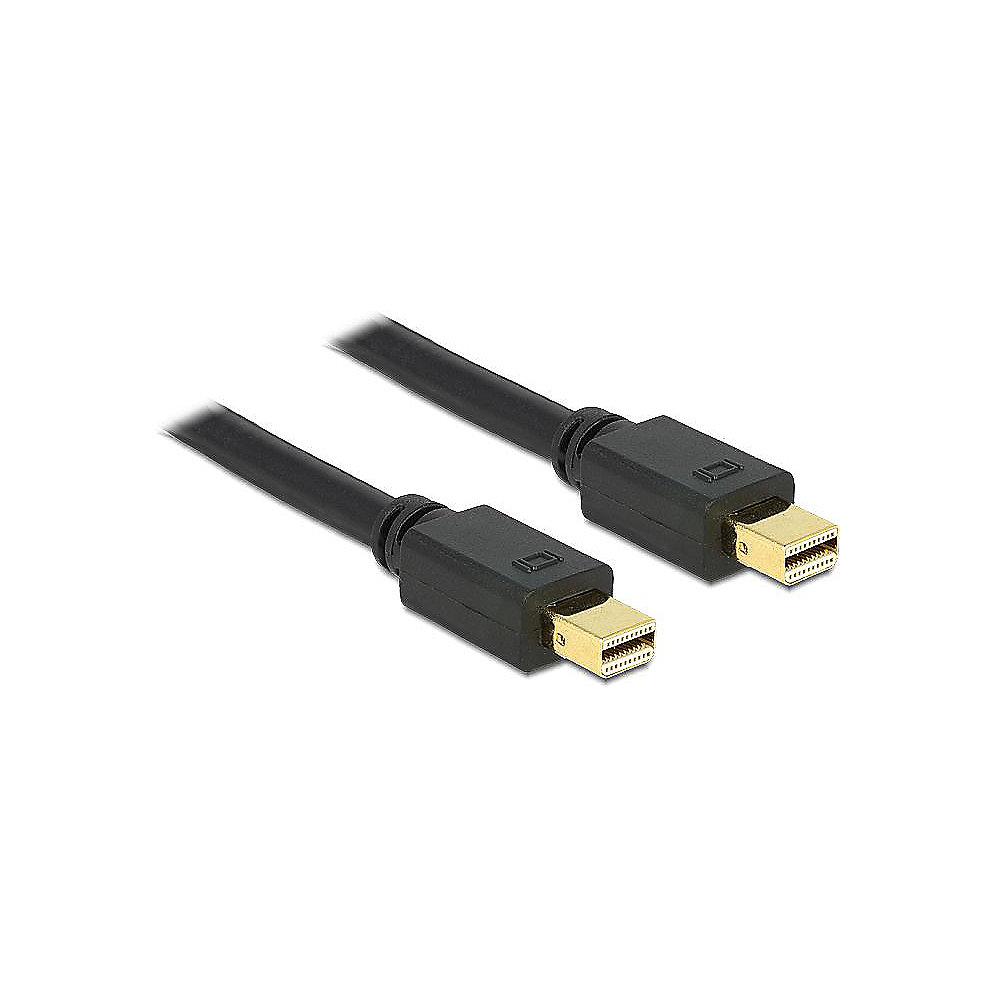 DeLOCK Kabel 5m mini DisplayPort zu mini DisplayPort St./St. 4K 83477 schwarz, DeLOCK, Kabel, 5m, mini, DisplayPort, mini, DisplayPort, St./St., 4K, 83477, schwarz