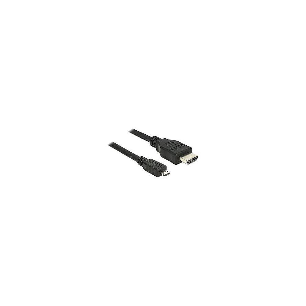 DeLOCK MHL 3.0 Kabel 3m MHL zu HDMI-A High Speed 4K St./St. schwarz