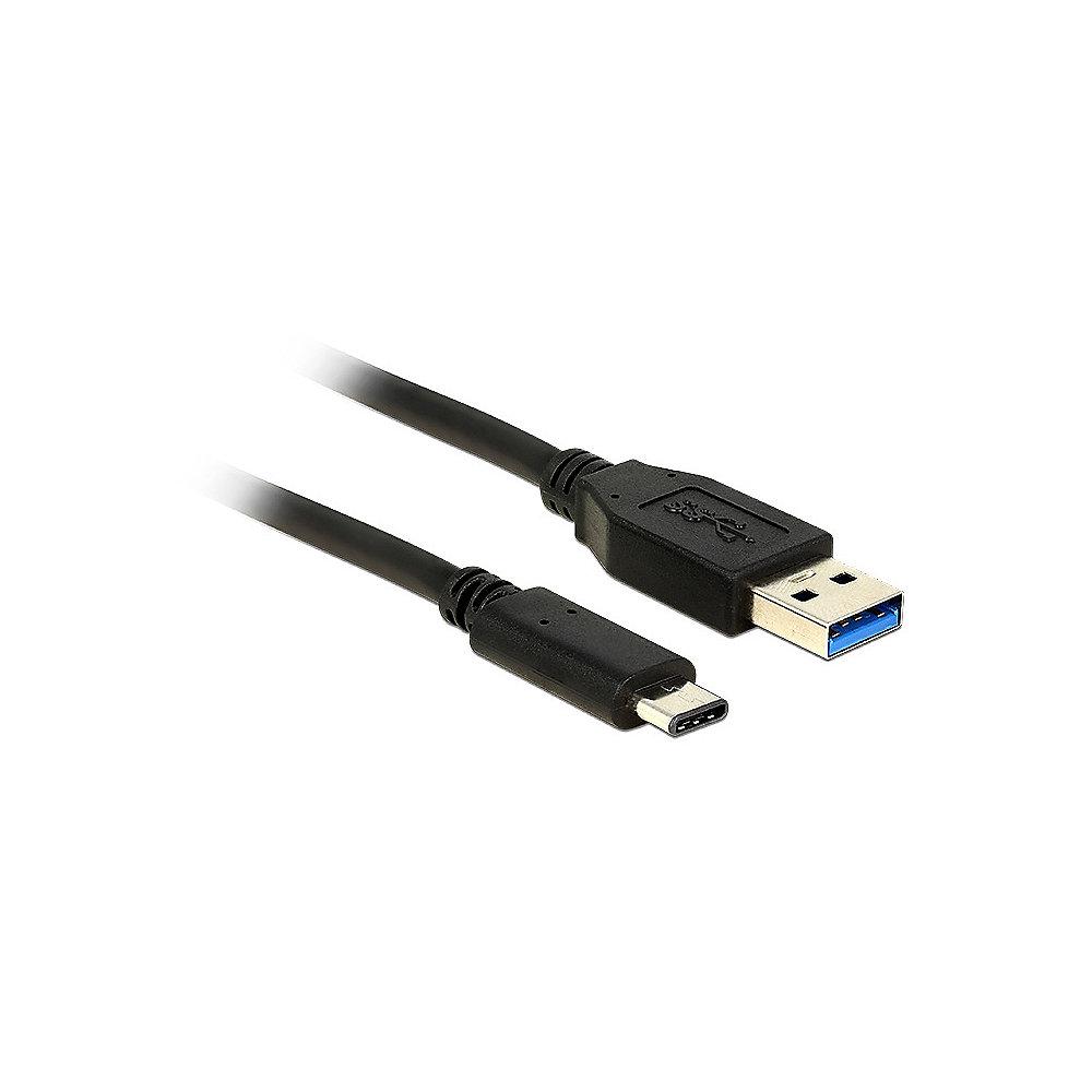 DeLOCK USB 3.1 Kabel 0,5m A zu C SuperSpeed Gen2 St./St. schwarz