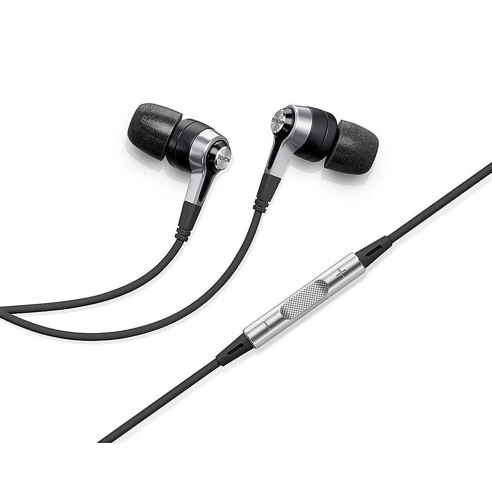 Denon AH-C621 In-Ear-Kopfhörer schwarz mit Fernbedienung Mikrofon, Denon, AH-C621, In-Ear-Kopfhörer, schwarz, Fernbedienung, Mikrofon