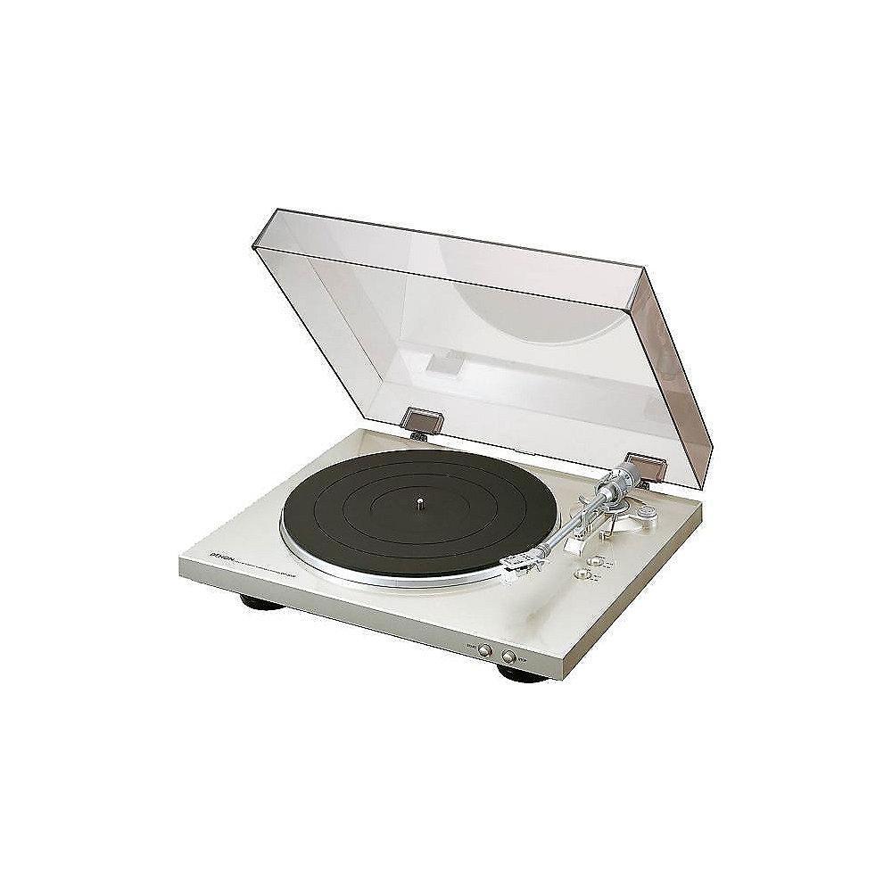 Denon DP-300F Vollautomatischer Plattenspieler, premium silber