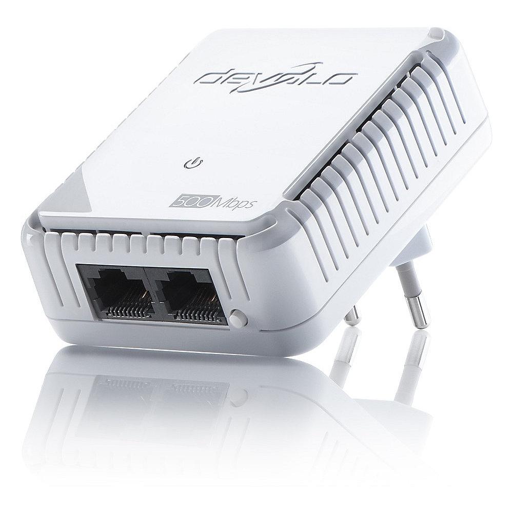 devolo dLAN 500 duo (500Mbit, Powerline, 2xLAN, Netzwerk, Slim-Design), devolo, dLAN, 500, duo, 500Mbit, Powerline, 2xLAN, Netzwerk, Slim-Design,