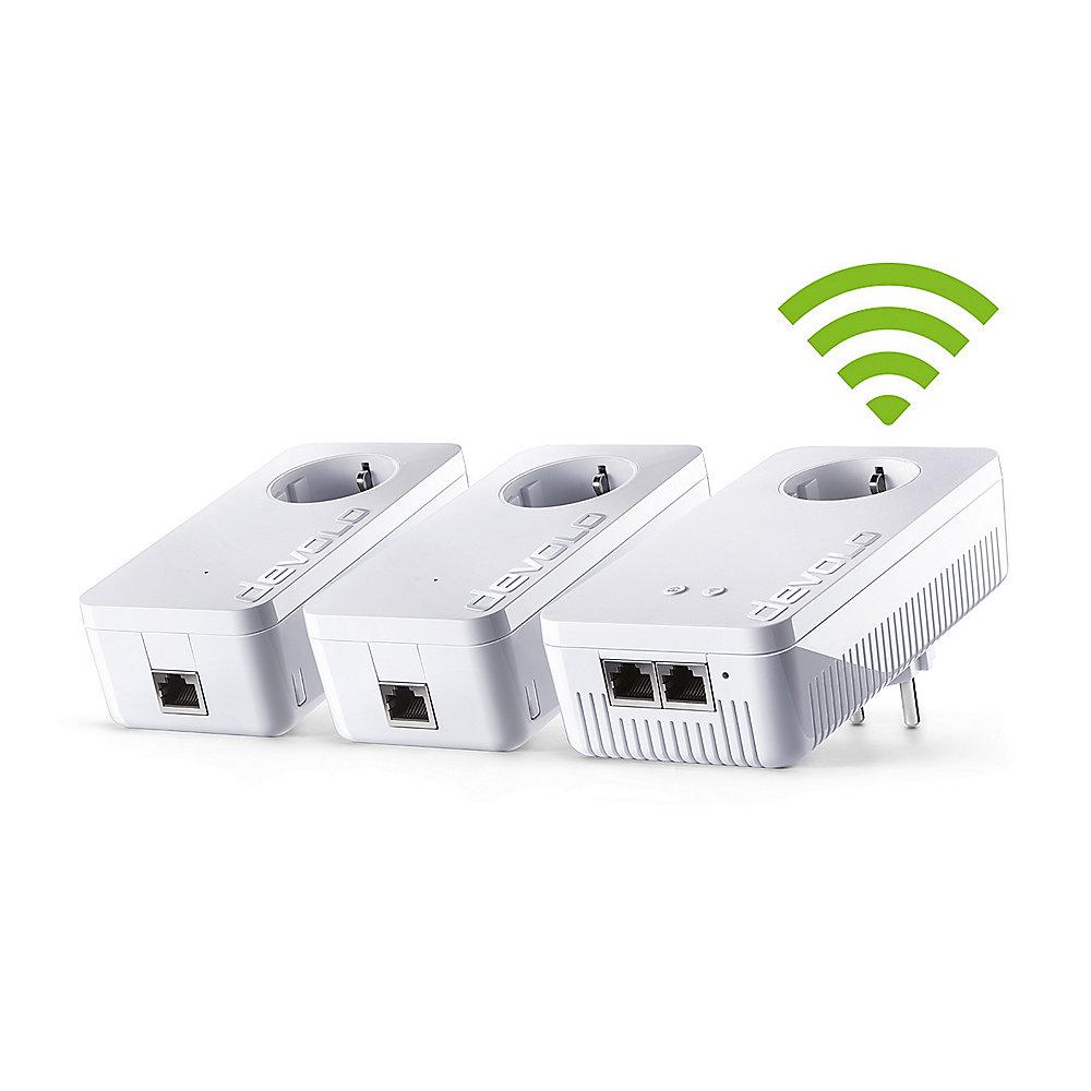 devolo dLAN Multimedia Power Kit (1200Mbit, Powerline   WLAN ac, GigaBit LAN)