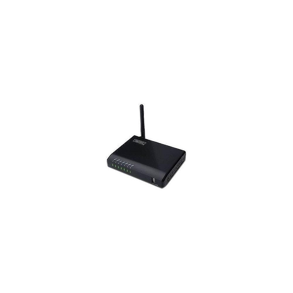 DIGITUS 4-Port USB 2.0 Wireless Multifunktions Netzwerk Printserver