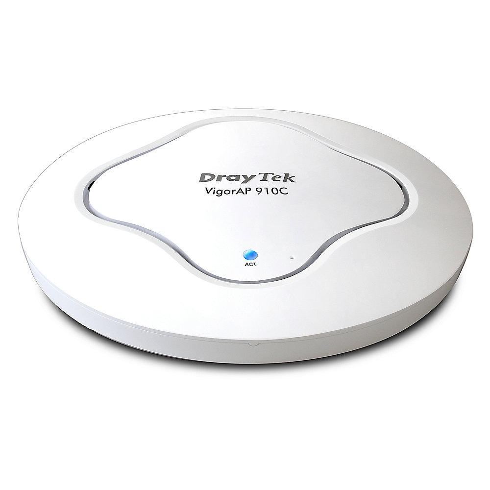 Draytek VigorAP 910c Dualband-WLAN 10/100/1000 Mbit Accesspoint, Draytek, VigorAP, 910c, Dualband-WLAN, 10/100/1000, Mbit, Accesspoint