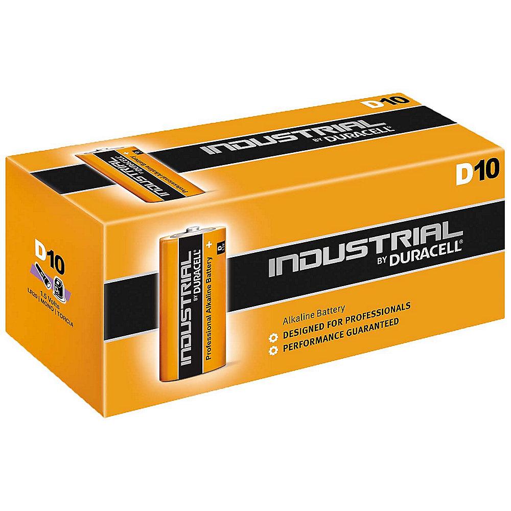 DURACELL Industrial Alkaline  Batterie Mono D LR020 10er Blister