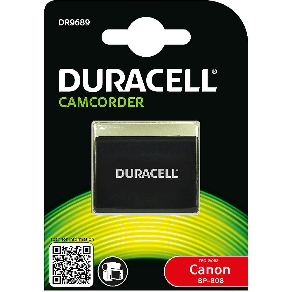 Duracell Li-Ion-Akku für Canon BP-808, Duracell, Li-Ion-Akku, Canon, BP-808